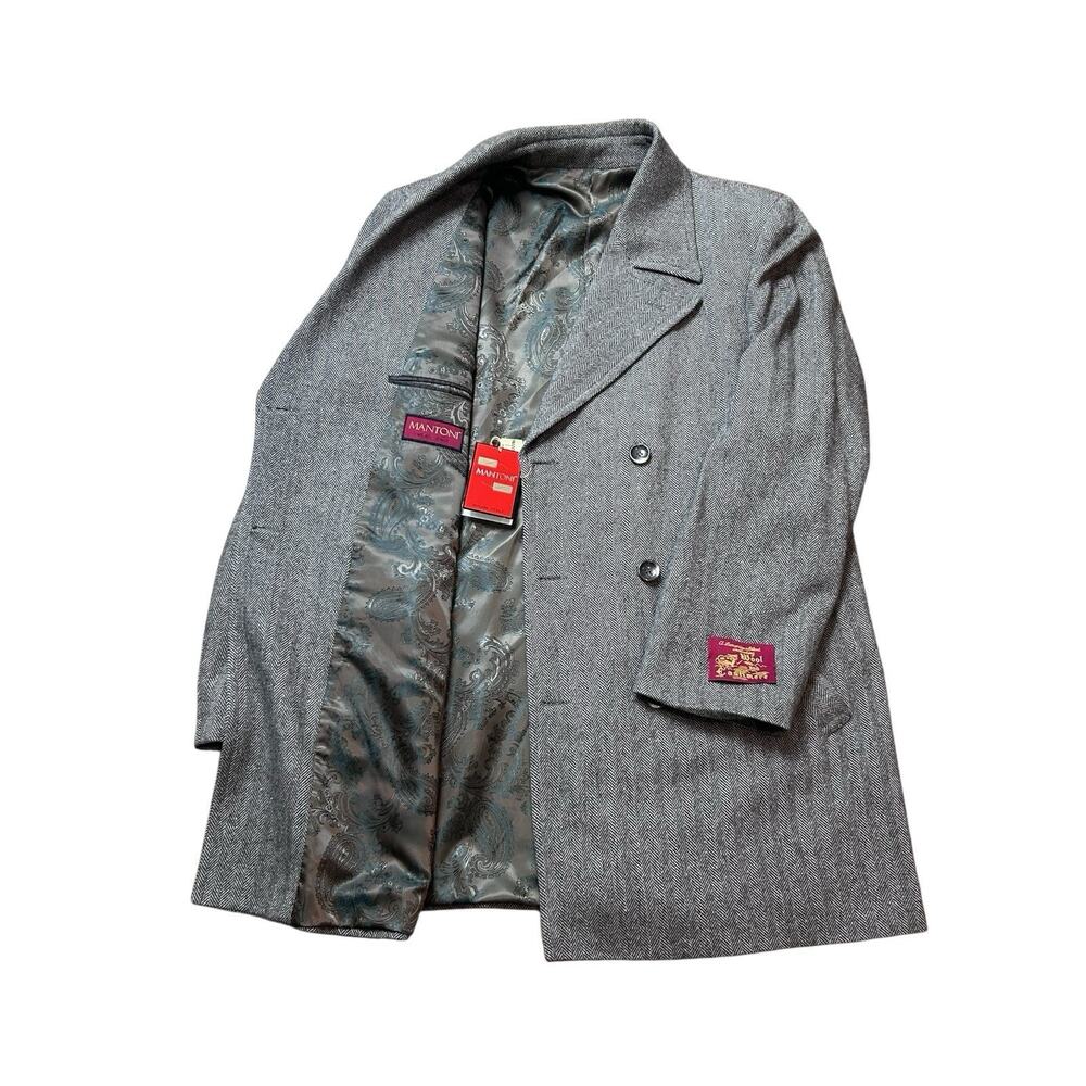 Mantoni NWT Full Length Top Coat . Size- 48 Model‎ Ralph Drop L